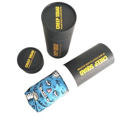 China Biodegradable Custom Packaging Boxes Round Tube T-shirt Box Packaging For Clothing Packaging for sale