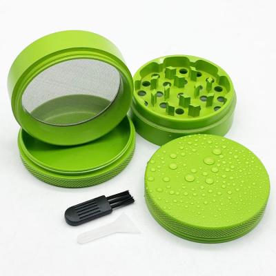 China SHINY Sharp Teeth Good Quality Easy To Clean Ceramic Herb Grinder 4 Part Herbal Grinders for sale