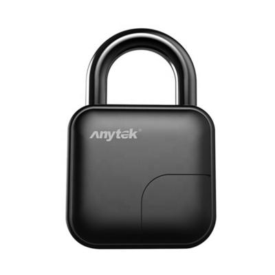 China Anytek L3 Fingerprint Lock Metal Warehouse Door Locks Waterproof Keyless Portable Security Smart Biometric Quick Access Anti-theft Padlock for sale