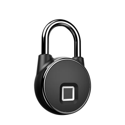 China P22+ Tuya Zinc Alloy USB Rechargeable Keyless Portable Smart Padlock IP66 Quick Open Fingerprint Zinc Alloy Smart Biometric Padlock for sale