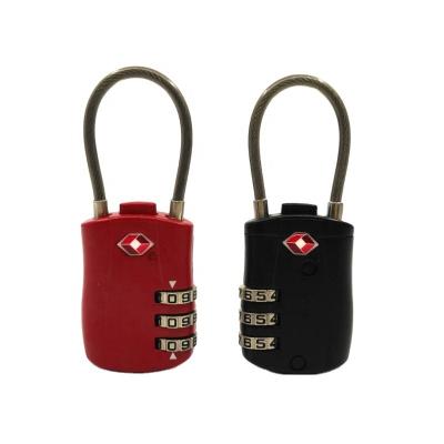 China Amazone 527 CJSJ 3 High Quality Luggage/Box Digit tsa Padlock Travel Security Brand Hot Selling Zinc Alloy Padlock for sale