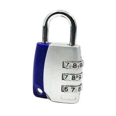 China Hot Amazon Sale CH-017A CJSJ Zinc Alloy Luggage Lock Combination Digital Travel 3 Bag Security Bag Zinc Alloy Lightweight Padlock for sale