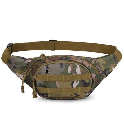 China Outdoor Vintage Men's Wear-resistant Nylon Portable Bag Amy Print Camouflage Chest Bag Travel Training Waist Bag Casual Waist Bag for sale