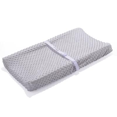 China Soft For Baby Care With Clasp Strap 2022 Factory Customized Sizes Changing Blanket Portable Soft Cloth Anti-wet Baby Pad for sale