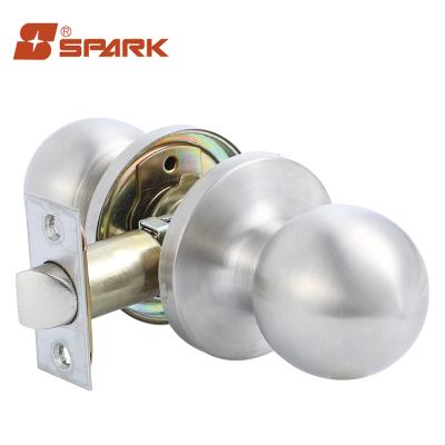 China High Quality Wooden Door Knob SUS 304 Interior Wood / Iron Keyless Locks for sale