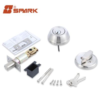 China High Quality Wooden / Iron American Deadbolt Satin Locks Grade 2 ANSI Standard Door Lock for sale