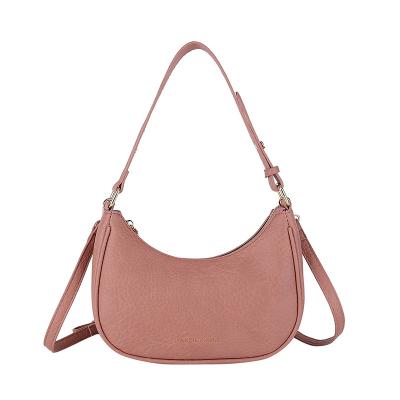 China 2023 New Design Original Fashionable Female PU Bag Factory Portable Wholesale Luxury Women Bags Leather Texture Tote Clutch Saddle Bag for sale