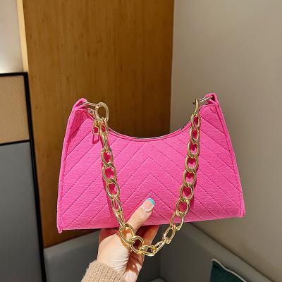 China 2023 Baigou High Quality Portable Wholesale Trendy Friendly Leather Women Shoulder Bags With Logo Hobo Ladies Handbags Customized for sale