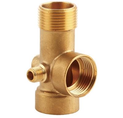 China 5 Way Brass Sanitary Brass Connector Pump Fitting (YD-A05-90MM) for sale