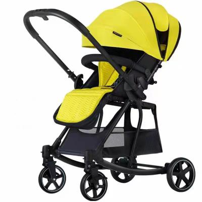 China Polyester China Factory Cheap Luxury Foldable Pram Multifunctional Baby Stroller For Baby for sale