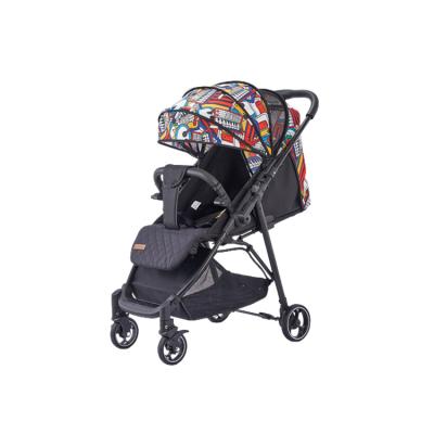 China Hot Selling OEM Polyester Custom 360 Front Wheel Stroller Baby Luxury Foldable for sale