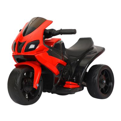 China Ride On Toy 0-4 Year Old Kids Play With Toys 3 Outboard Wheel Electric Motorcycle for sale