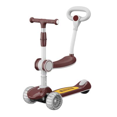 China Adjustable Height Adjustable Handlebar 3 in 1 Kids Scooter High Carbon Steel Material Suitable for 2-12 Years Boys and Girls Kids Scooters for sale