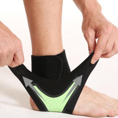 China Performance Support Men Foot Orthosis Sports Foot Support Bands Elastic Guard Support Ankle Protector Fitness Safety Ankle Brace for sale