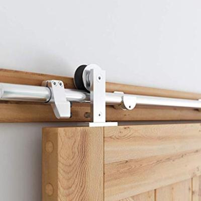 China Stainless Steel Sliding System Barn Door Hardware For Wooden Door for sale