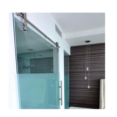 China Modern Attractive Stainless Steel Barn Door Hardware For Glass Door for sale