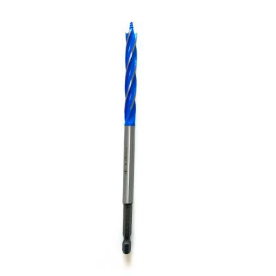 China Blue High Quality High Carbon Steel Woodworking Drilling Machine Four Sides 10mm-16mm Four Flute for sale