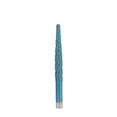 China Granite bluestone cnc milling cutter granite bluestone cone ball compound carving knife solid carbide welding stone cutter for sale