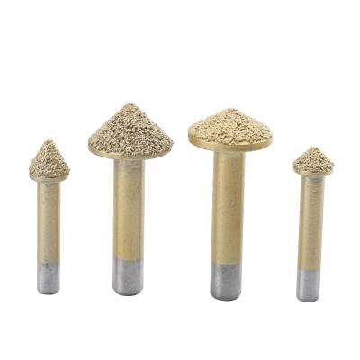 China Carbide Welded Mushroom Head Knife Marble Carving Stone Milling Cutter Relief Polishing Polishing Cone Grinding Emery Drill Bit CNC Tool for sale