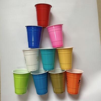 China Contemporary Eco Friendly Reusable Beer Pong Drinking Mug Party Cups for sale