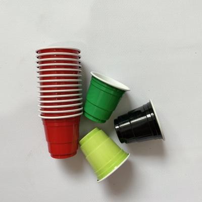 China Disposable 2oz Disposable Party Shot Cups Shot Glass For Jello Shots, Jager Bomb, Beer Pong, Condiments, Snacks for sale