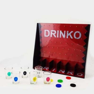 China Drinko Smooth Outdoor Shot Glass Game Drinko Party Drinking Game Drinko Plinko Game Drinking Game with Shot Glass for sale