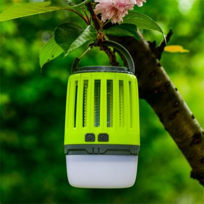 China 267g IPX4 resistente al agua Luz nocturna de campamento UV Bug Zapper Lámpara de mosquitos recargable en venta