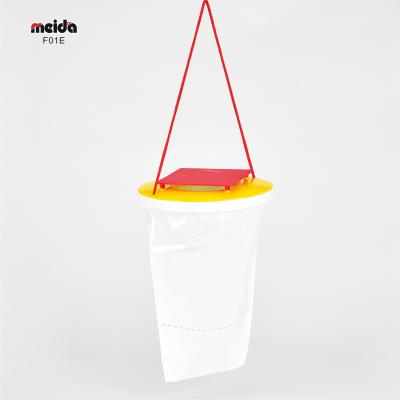 China Fly Traps Outdoor Hanging Fly Catcher Bag with 15g 30g Bait Made of PP PET Material for sale