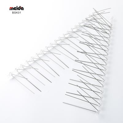 China Outdoor Balcony Roof Plastic Stainless Steel Anti Pigeon Bird Spikes Deterrent Device for sale