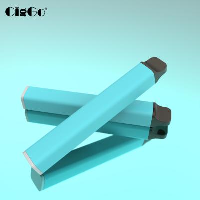 China 1000 Puffs 650Mah Stainless Steel E Cigarette 3.6ML Slim Vape Pen for sale