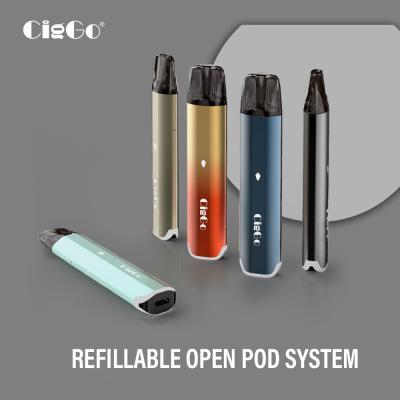 Cina Porta USB ricaricabile di Kit Refillable Vape Pen With del dispositivo d'avviamento del sistema del baccello in vendita