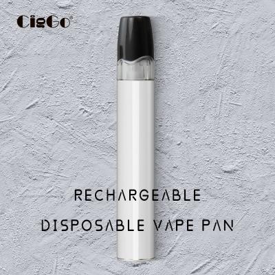 China 1ml Delta 8 Vape Disposable Vape Cartridge Attached With Rechargeable Battery for sale