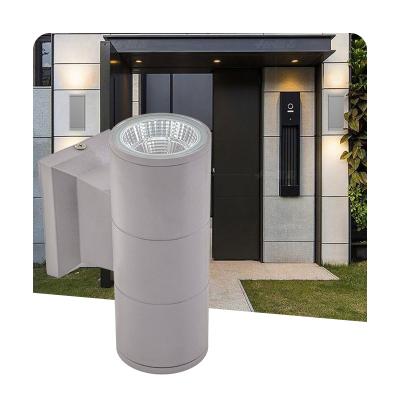 China 9w Garden Hotel Park Gray Warmwhite Chrome Round Ball Glass Wall Lamp Outdoor Led Indoor Light for sale