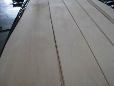 China Sliced Natural American Maple Wood Veneer Sheet for sale