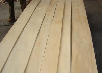 China Natural Chinese Maple Wood Veneer Sheet Crown/Quarter Cut for sale