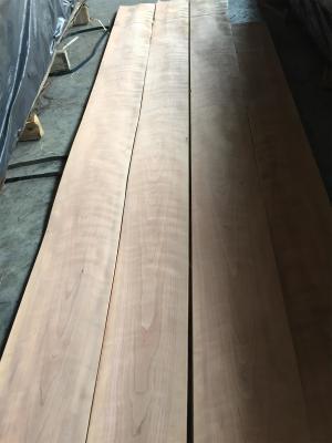 China Sliced Natural Figured American Cherry Wood Veneer Sheet for sale