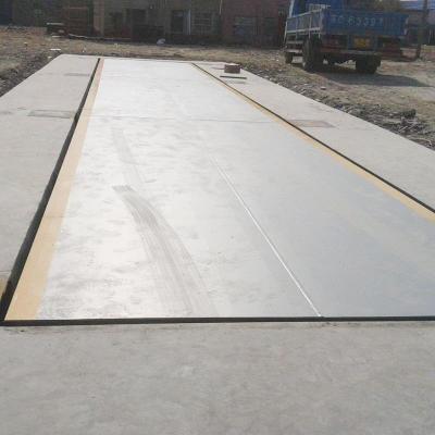 China Heavy Duty Weight Function Truck Scale Weighbridge 80ton 100ton 120ton 9m 10m 12m 15m 18m 21m for sale