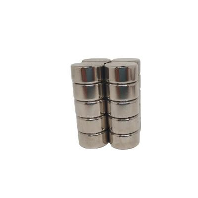 China Strong Industrial Magnet Price D10mm D12mm D15mm D18mm D20mm N35-N52 Disc Neodymium Favor Magnet for sale