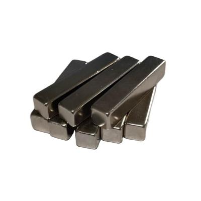 China Buying N52 Industrial Nickel Plating Rectangular Strip Magnet Flat Permanent Neodymium Magnet Suppliers For Sale Price for sale