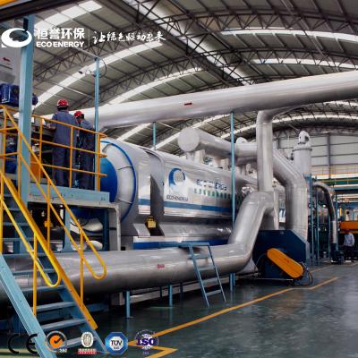 China Industrial Waste To Energy Niutech Waste Recycling Machine With Continuous Pyrolysis Technology for sale