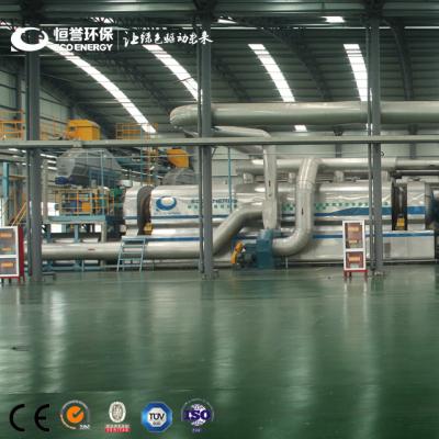 China Factory Recycling Continuous Pyrolysis Process For Scrap Tire for sale