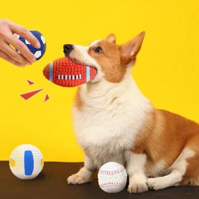 China Viable Dog Toy Ball Molars Vocal Teeth To Relieve Boredom And Clean Teeth for sale