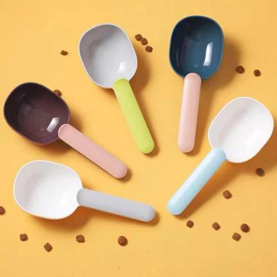 China Viable Dog Food Spoon Cat Food Spoon Pet Special Sealing Clip Integrated Dual Function Scoop With Long Handle for sale