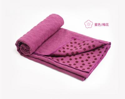 China Wholesale Compressed Fit-yoga Fitness Microfiber Cloth Yoga Absorbent Anti-Slip Towel For Hot Yoga for sale