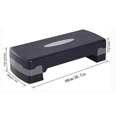 China Wholesale/Adjustable Aerobic Fitness Step Exercise 68*28*10/15cm Aerobic Steps for sale