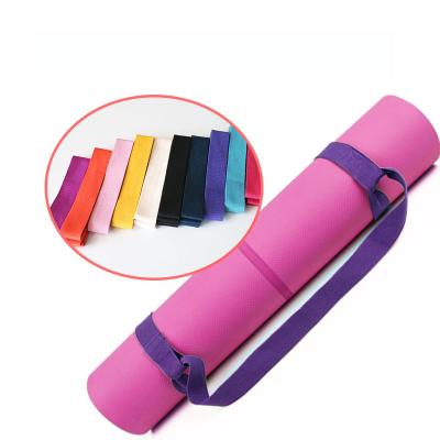 China Custom Fit-yoga Polyester Sling Strap Eco Cotton Durable Yoga Stretch Custom Yoga Carry Strap for sale