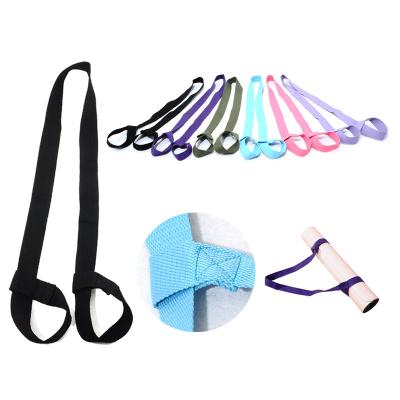 China High Quality Hot Selling Cotton Polyester Adjustable Custom Sling For Carrying Yoga Mat Strap for sale