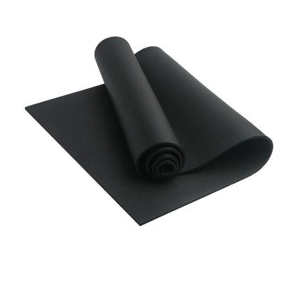 China High Density Eco-friendly PVC Fit-yoga Gym Wholesale Fitness PVC Washable Black Yoga Mat for sale