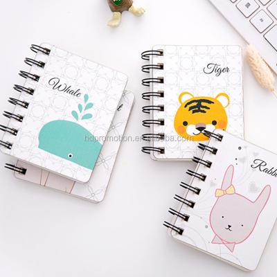 China Fashion Self Adhesive Free Designer Spiral Notebook Decorating School Books for sale