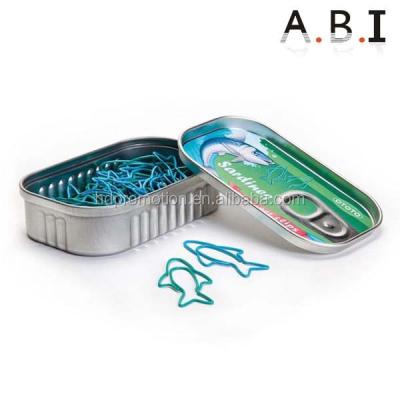 China Ideal for school & Office Fish Shaped Paper Clips With Customized Logo for sale